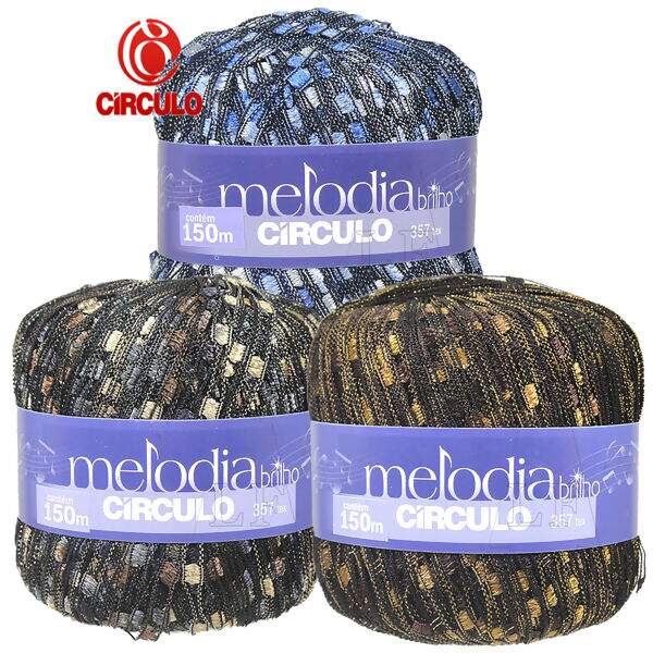 Fio C�rculo Melodia Brilho -  (150m)
