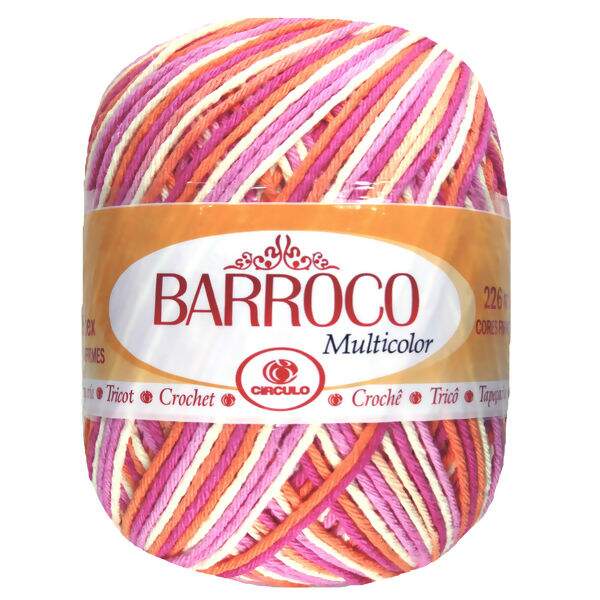 Barbante Barroco Multicolor (200g/226m)