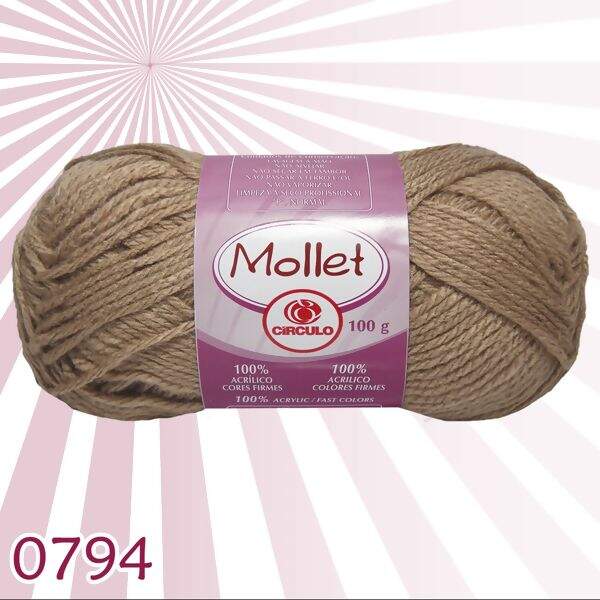 Lã Círculo Mollet - 100g (200m) 