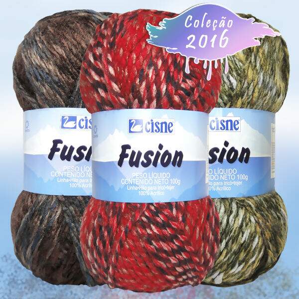 Lã Cisne Fusion - 100g (120m)