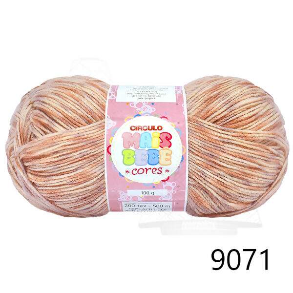 Lã Círculo Mais Bebê Cores 100g (500m)
