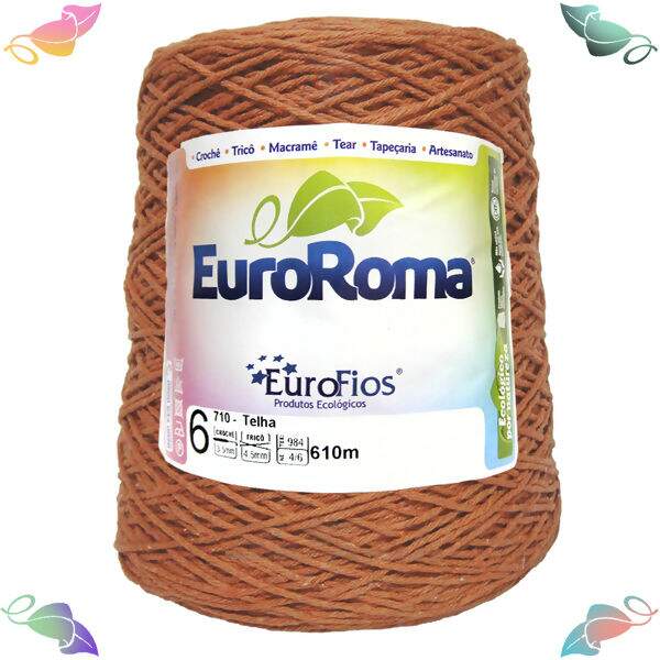 Barbante EuroRoma Colorido 6 - 610m (600g)