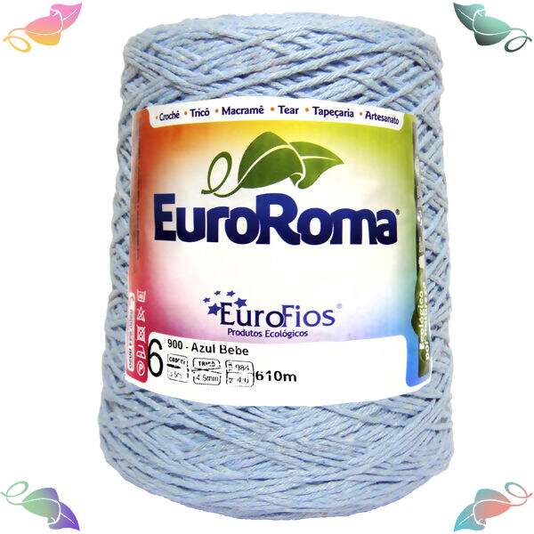 Barbante EuroRoma Colorido 6 - 610m (600g)