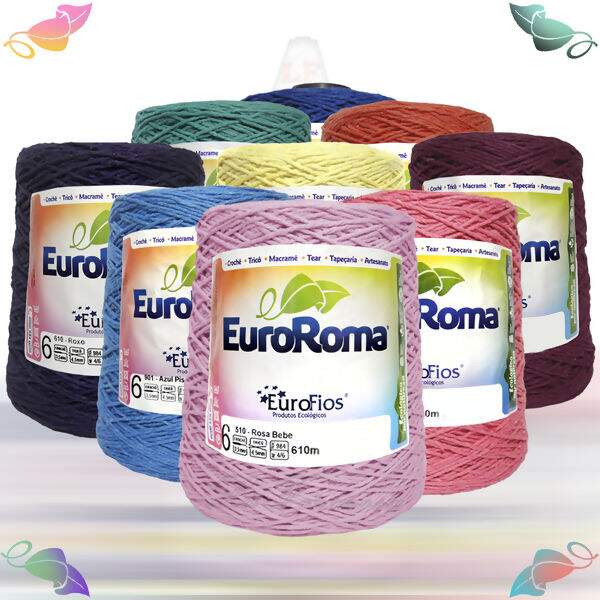 Barbante Euroroma Colorido 6 610m 600g La Formosa