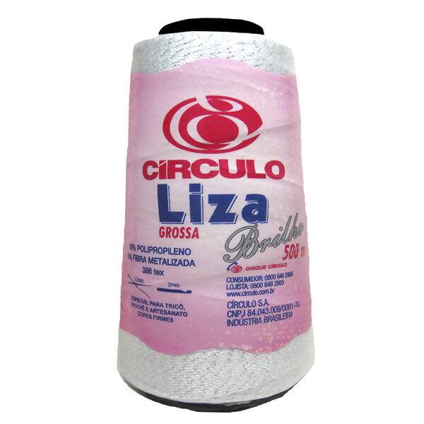 Linha Círculo Liza Grossa Brilho - 500 m 