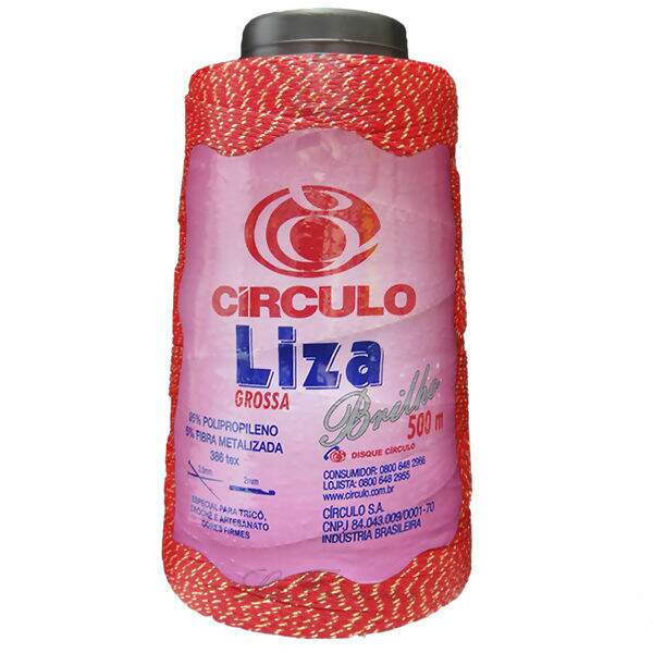 Linha Círculo Liza Grossa Brilho - 500 m 