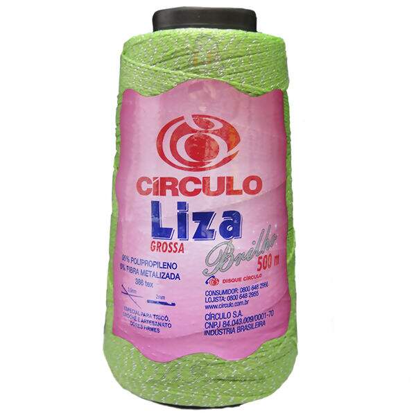 Linha Círculo Liza Grossa Brilho - 500 m 