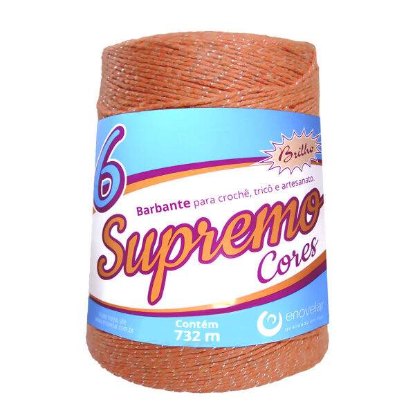 Barbante Supremo Cores Brilho 6 - 732m