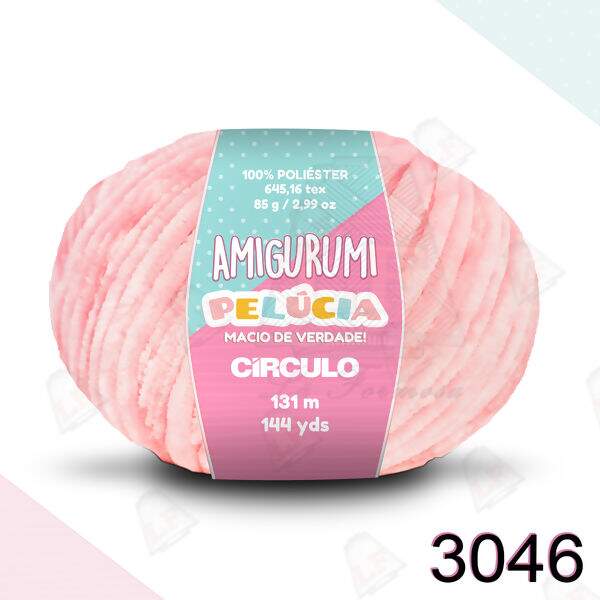 Fio Círculo Amigurumi Pelúcia 85g(131m)