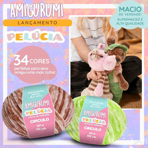 Amigurumi pelucia circulo clearance