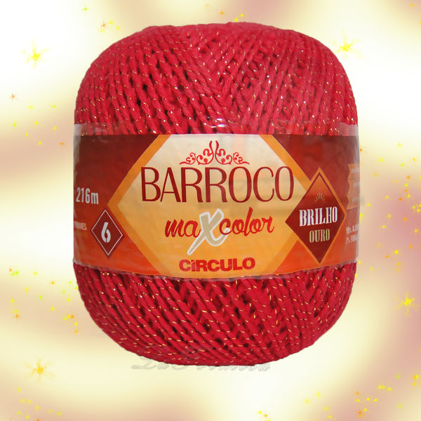 Círculo Barroco Maxcolor Brilho nº6 - 200g(216m)