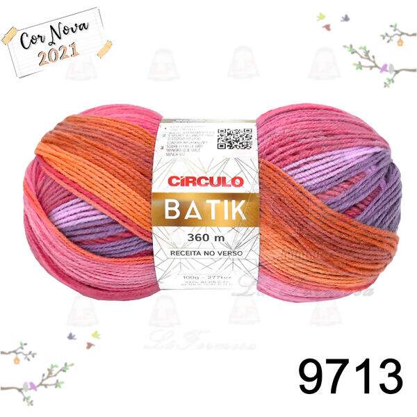 Lã Círculo Batik - 100g(360m)