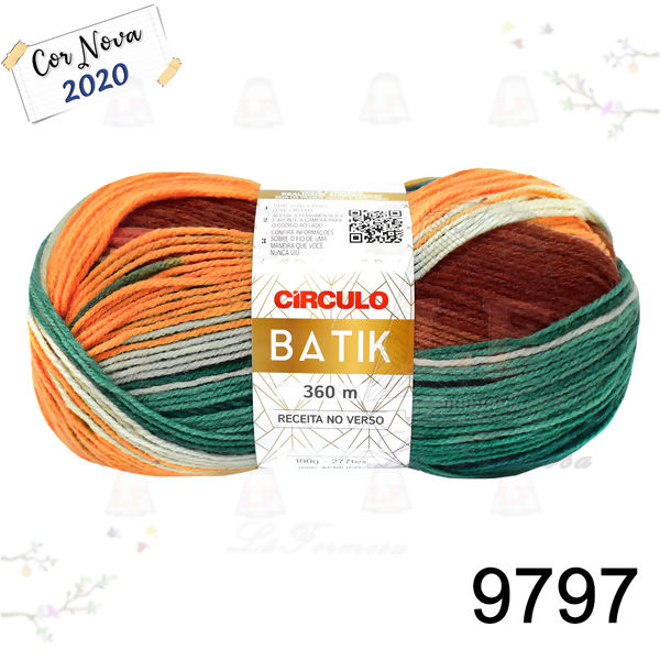 Lã Círculo Batik - 100g(360m)