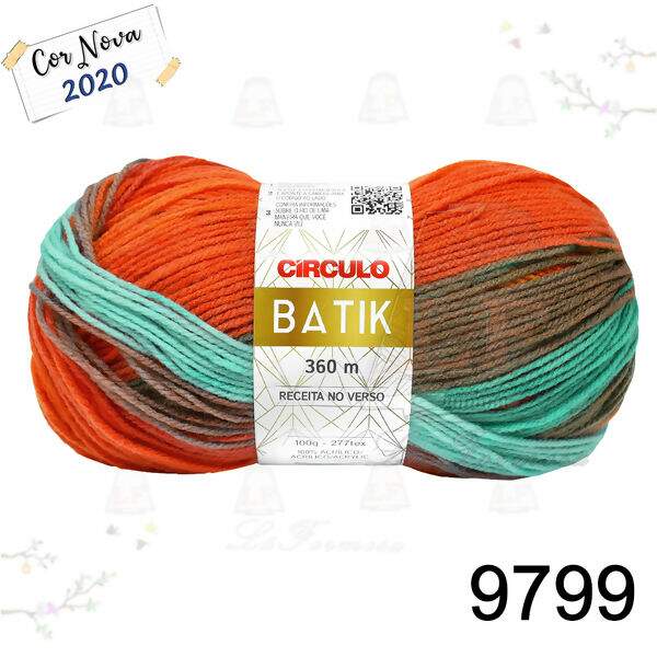 Lã Círculo Batik - 100g(360m)