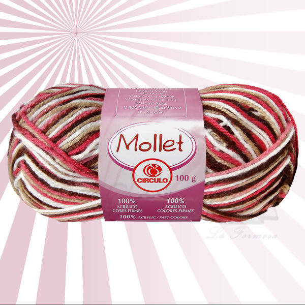 Lã Círculo Mollet - 100g (200m) 
