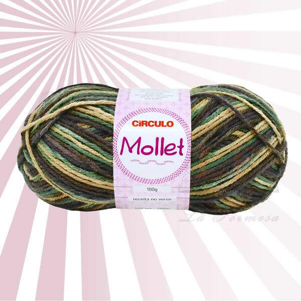 Lã Círculo Mollet - 100g (200m) 