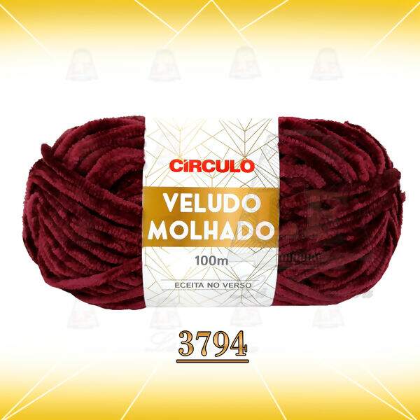 Lã Círculo Veludo Molhado 100g(100m)