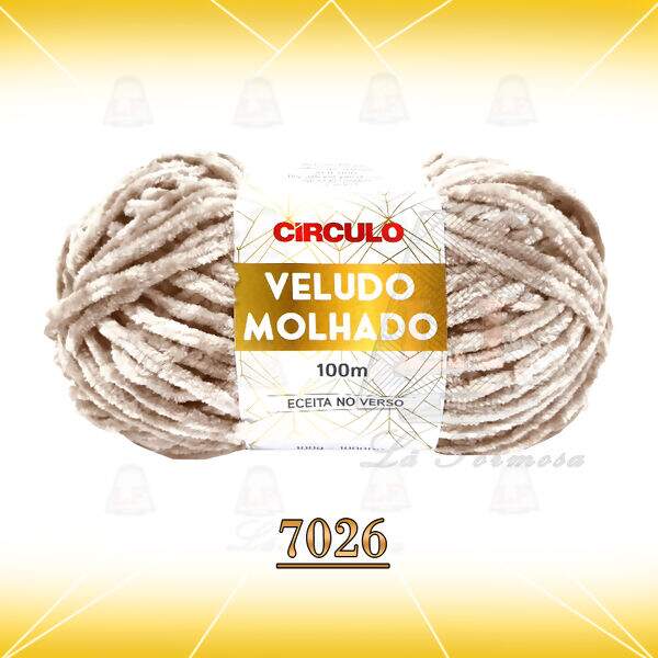 Lã Círculo Veludo Molhado 100g(100m)