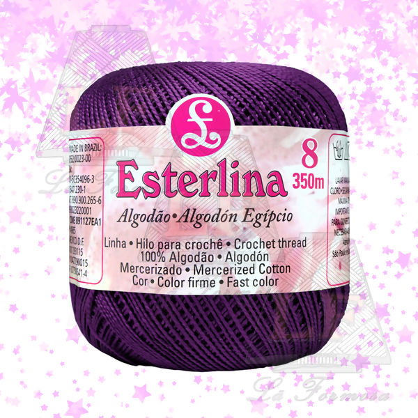 Linha Coats Esterlina nº8 - 350m