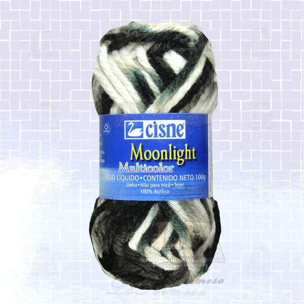 Lã Cisne Moonlight Multicolor - 100g(52m)