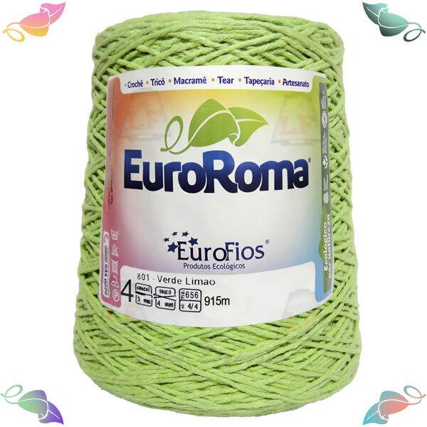 Barbante EuroRoma Colorido 4 - 915m (600g)