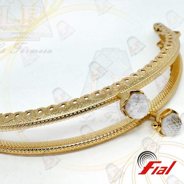 Fial - Fecho de Bolsa 12,5cm (Dourado) 