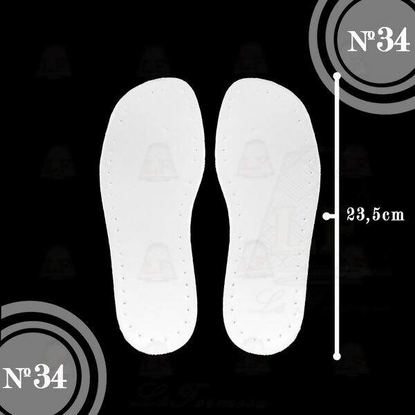 Sola para Chinelo EVA Branco (Nº26 a Nº39)