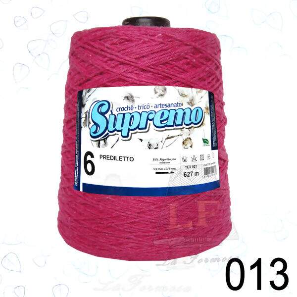 Barbante Supremo Prediletto Cores nº6 (627m)