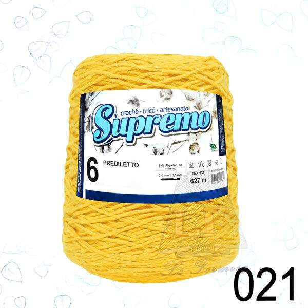 Barbante Supremo Prediletto Cores nº6 (627m)