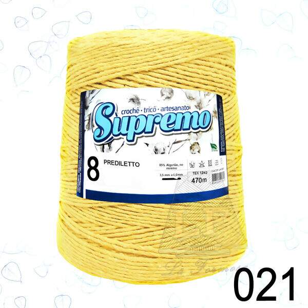 Barbante Supremo Prediletto Cores nº8 (470m)