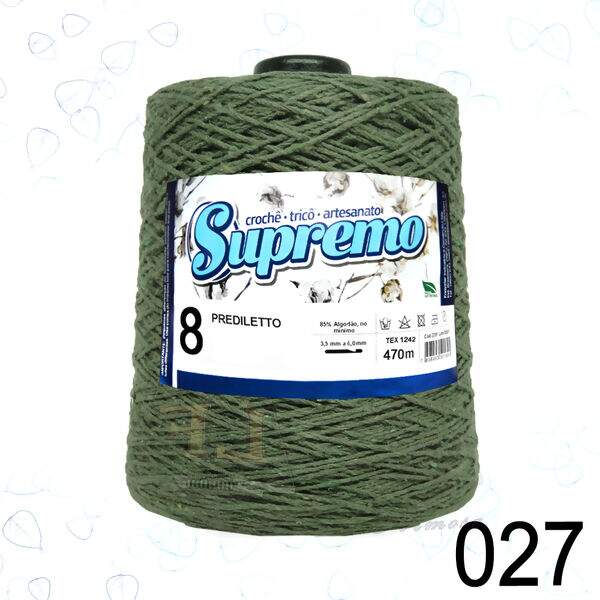 Barbante Supremo Prediletto Cores nº8 (470m)