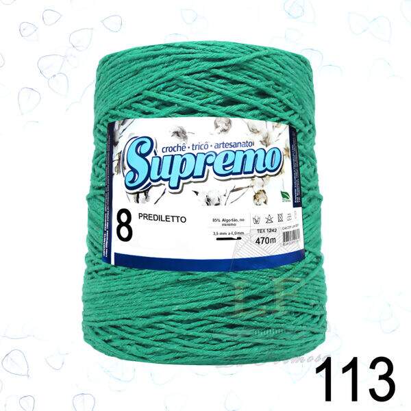 Barbante Supremo Prediletto Cores nº8 (470m)