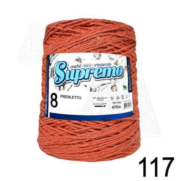 Barbante Supremo Prediletto Cores nº8 (470m)