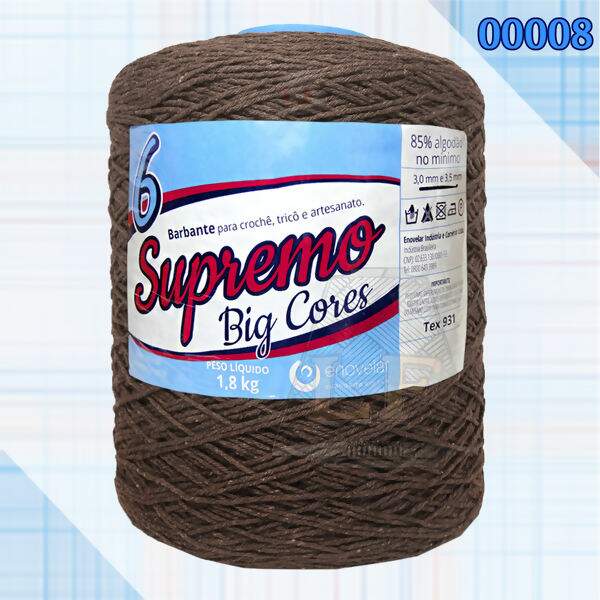 Barbante Supremo Big Cores nº6 - 1800g