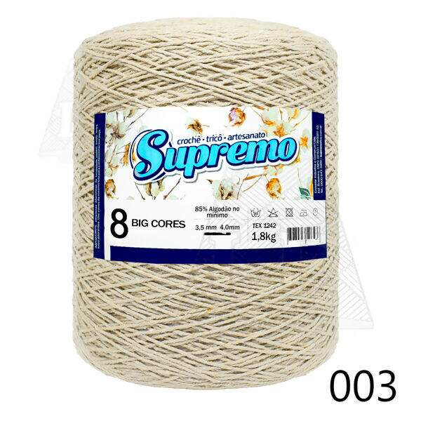 Barbante Supremo Big Cores nº8 - 1800 g