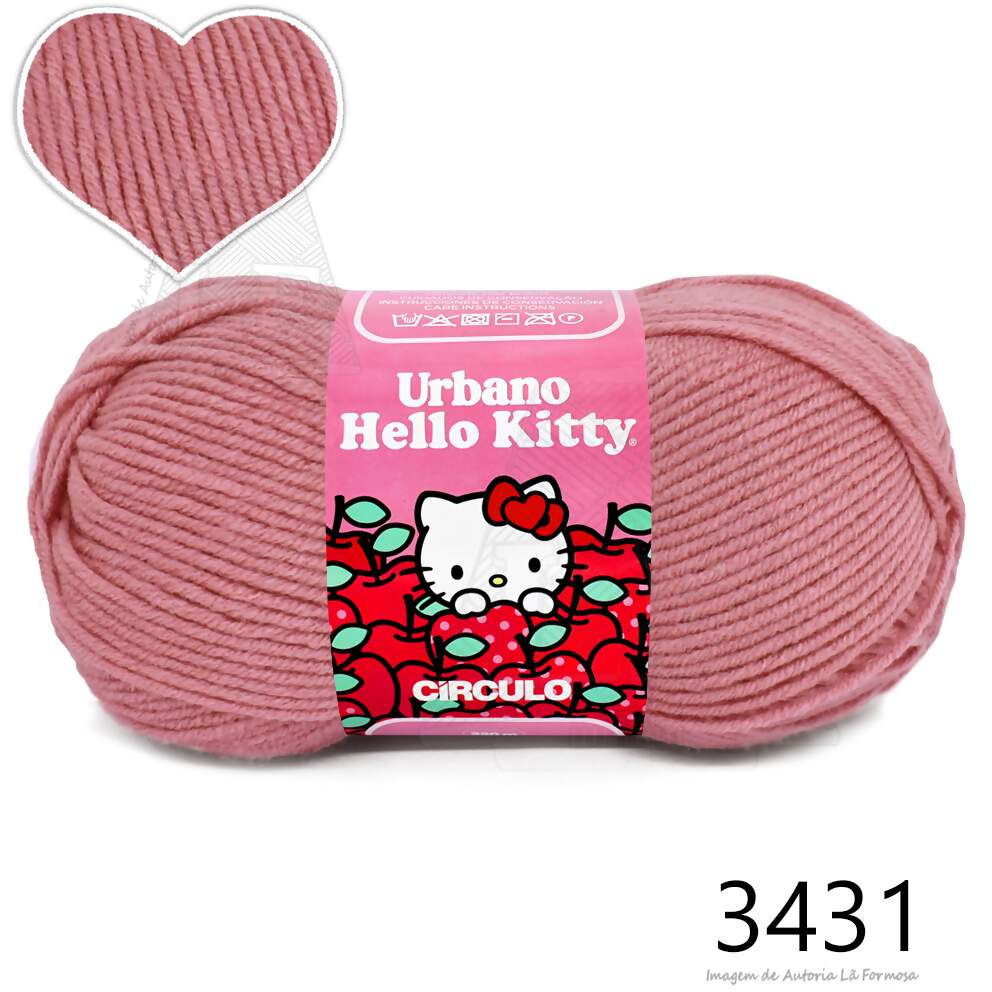 Fio Círculo Urbano Hello Kitty - 100g(220m)