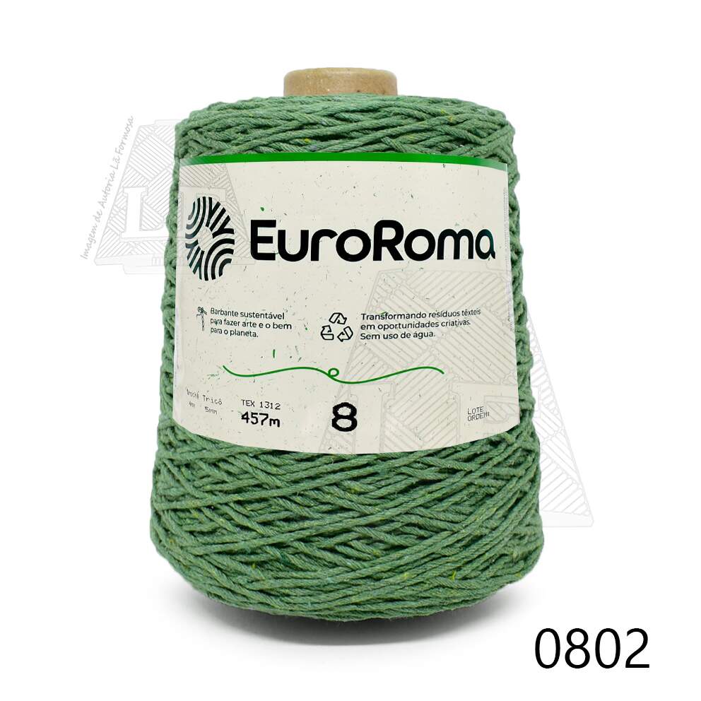 Barbante EuroRoma Colorido 8 - 457m (600g)