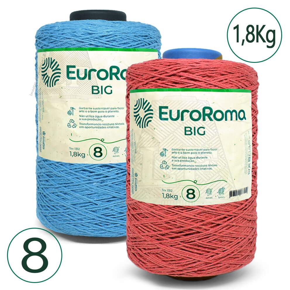 Barbante EuroRoma Big cores nº 8 (1.8 kg)