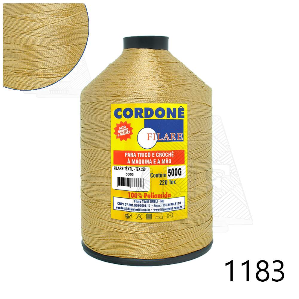 Linha Filare Cordonê - 100% Poliamida (500g)