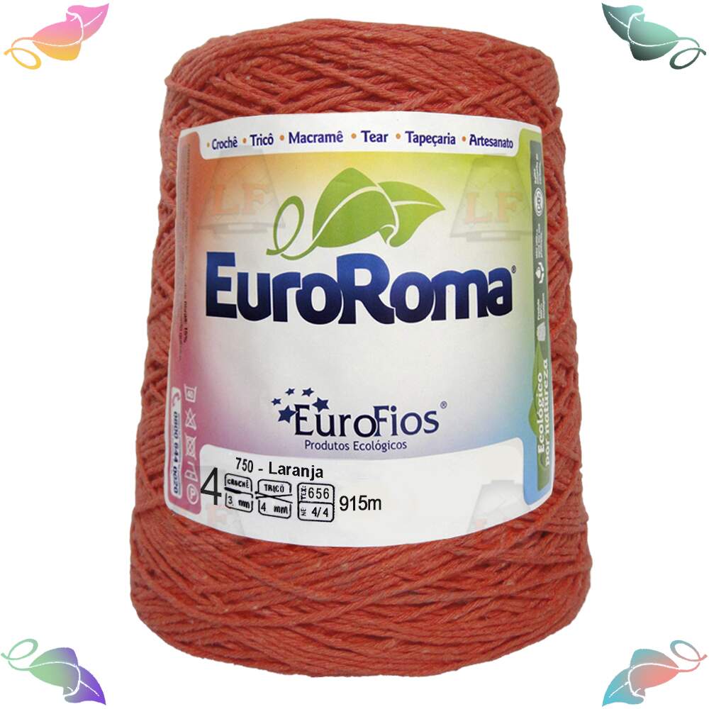 Barbante EuroRoma Colorido 4 - 915m (600g)