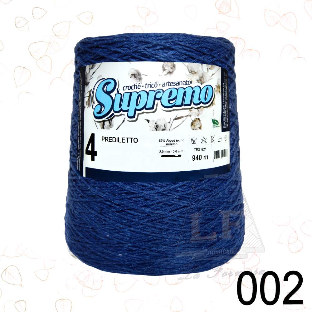 Barbante Supremo Prediletto Cores nº4 (940m)