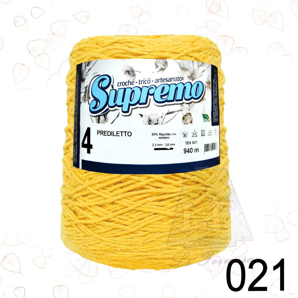 Barbante Supremo Prediletto Cores nº4 (940m)