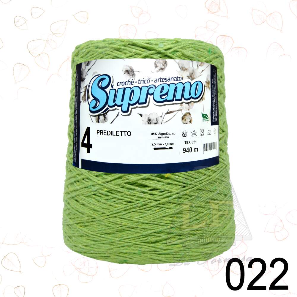 Barbante Supremo Prediletto Cores nº4 (940m)