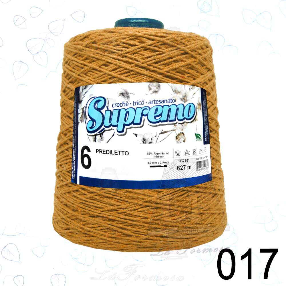 Barbante Supremo Prediletto Cores nº6 (627m)