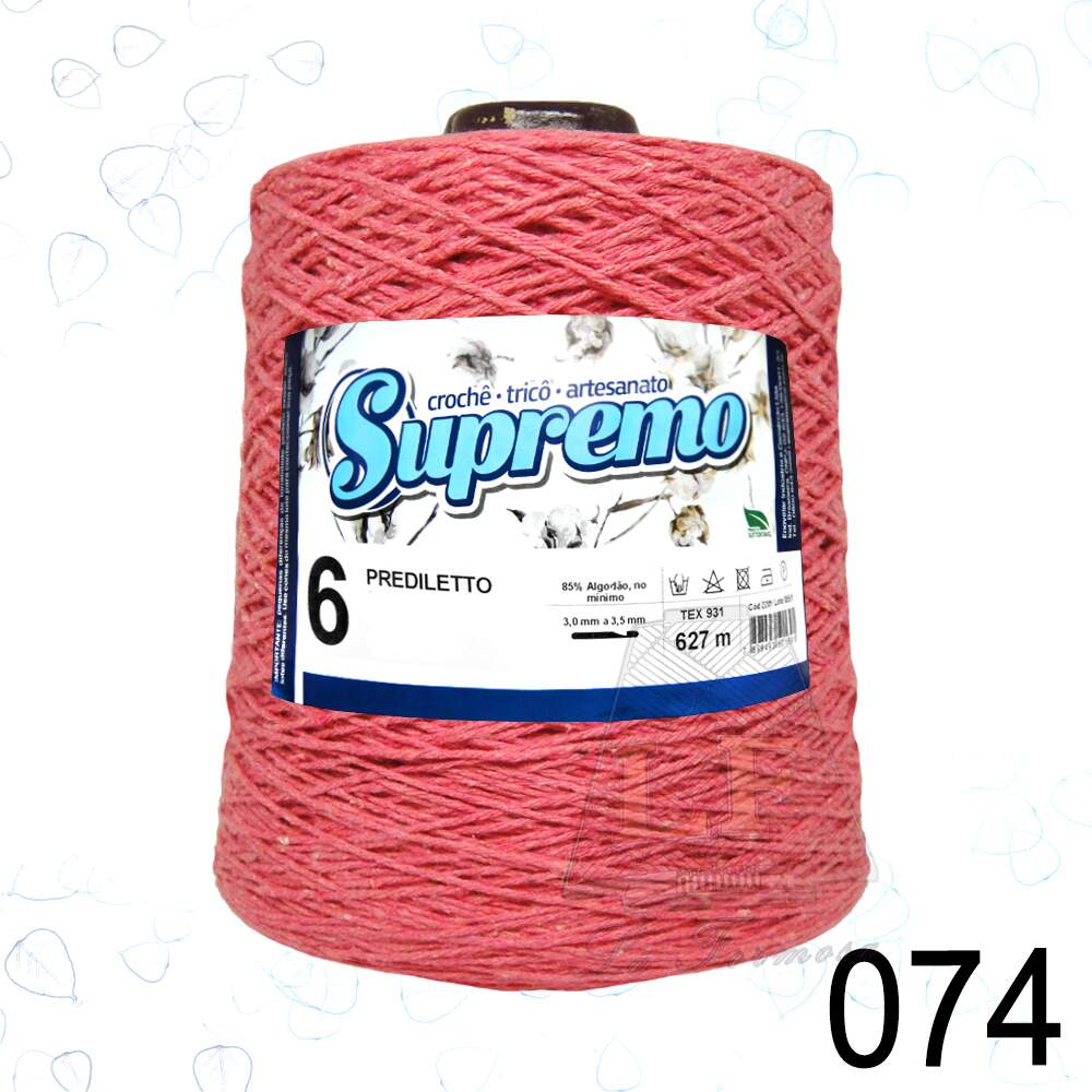 Barbante Supremo Prediletto Cores nº6 (627m)