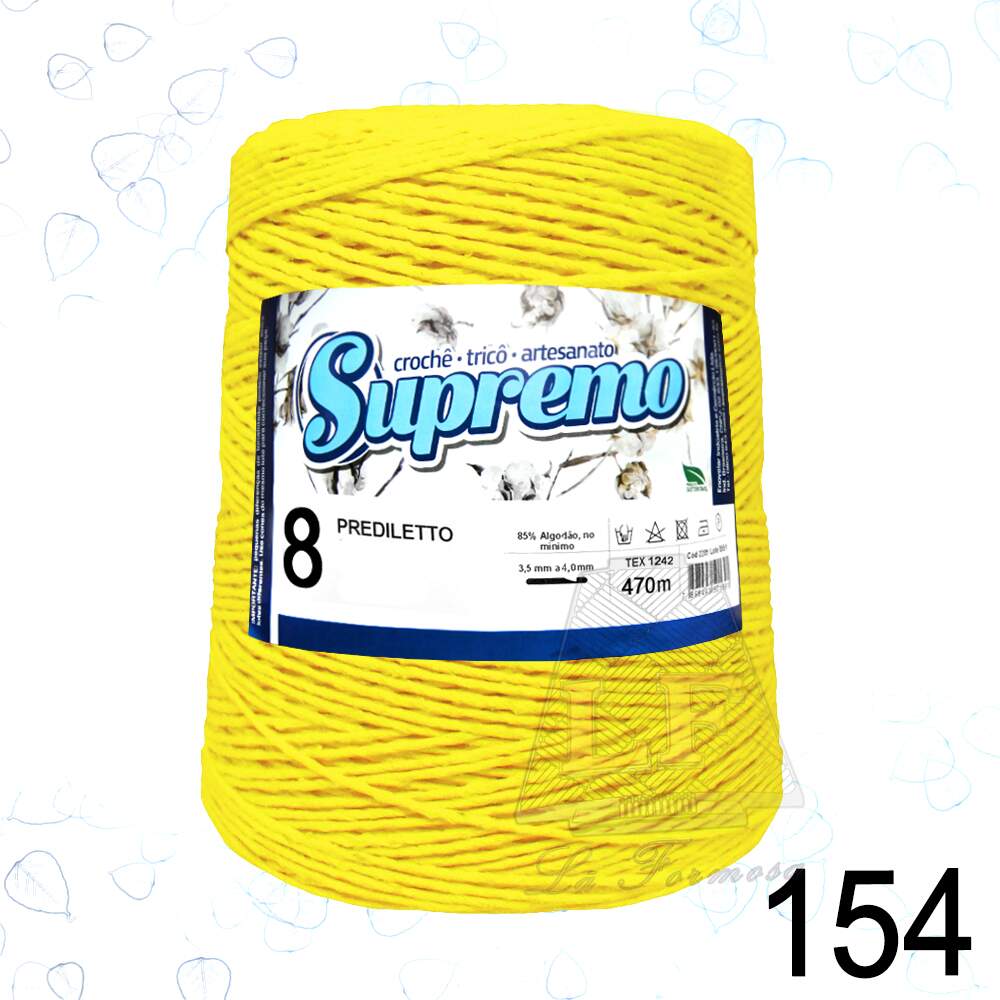 Barbante Supremo Prediletto Cores nº8 (470m)
