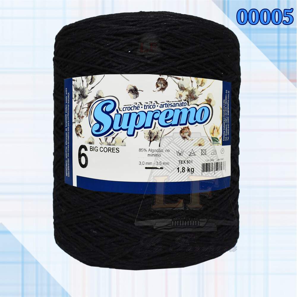 Barbante Supremo Big Cores nº6 - 1800g