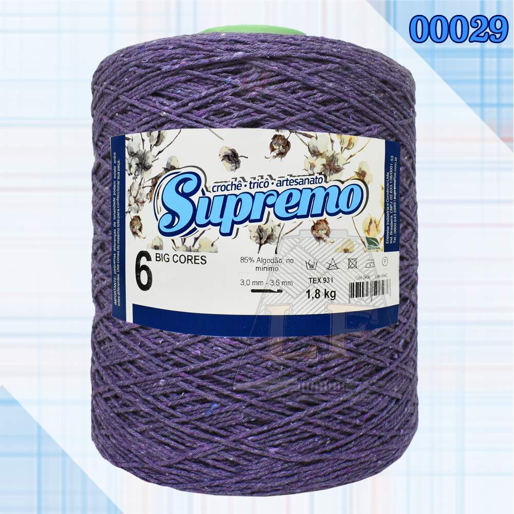 Barbante Supremo Big Cores nº6 - 1800g