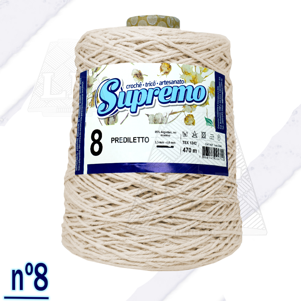 Barbante Supremo Cru (A Partir do nº2)