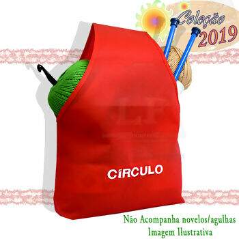 Círculo - Bolsa Porta Novelos (27cm x 21cm)